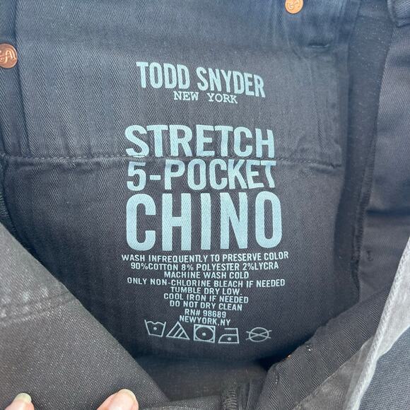 Todd Snyder Set Bundle 3 Pairs Stretch 5 Pocket Chicos Pants Green Brown Ecru 35 - Picture 11 of 11